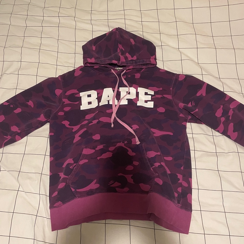 BAPE Purple Camo Hoodie rep